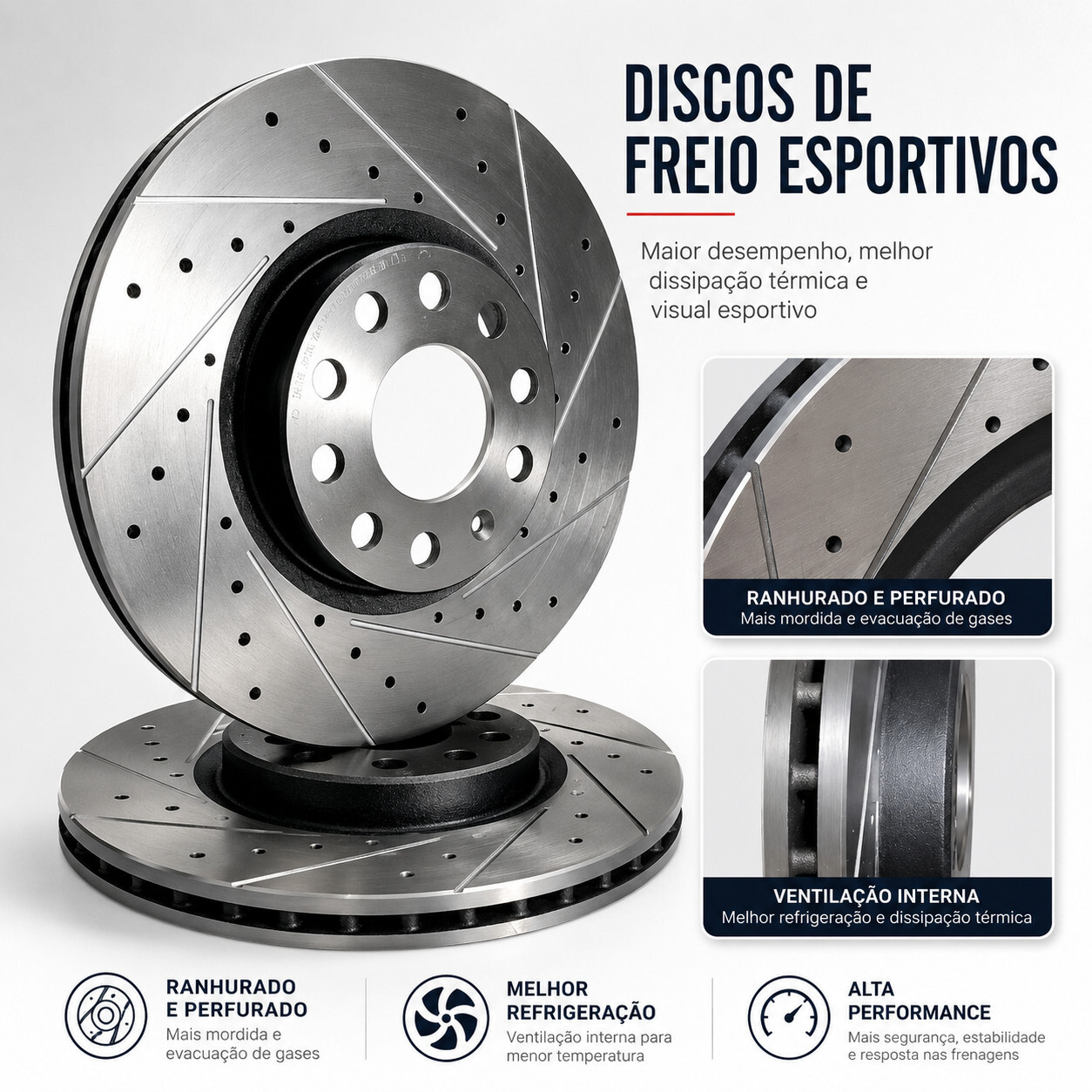 Disco De Freio Performance Uno Turbo